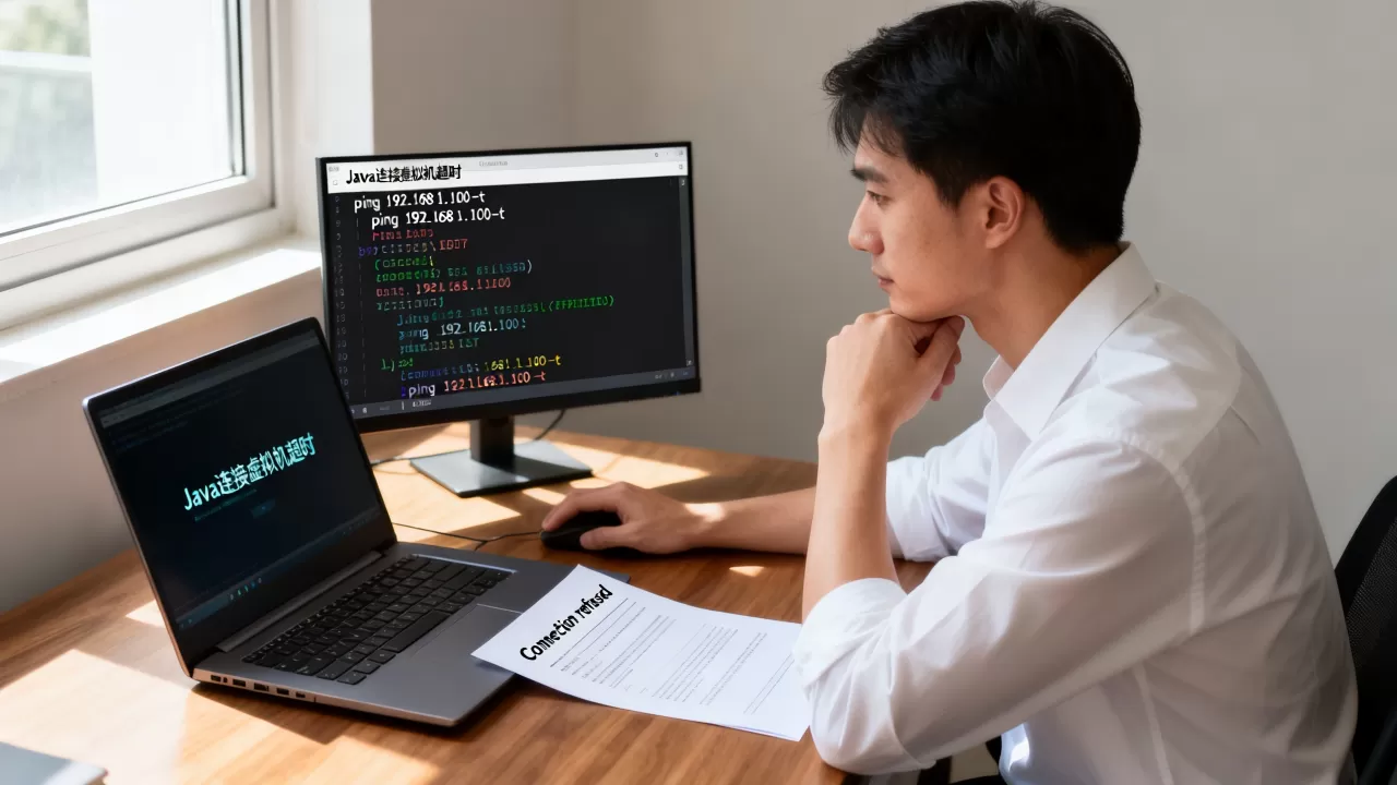 Java连接虚拟机报错怎么办,远程连接超时如何排查? Java连接虚拟机报错怎么办,远程连接超时如何排查?