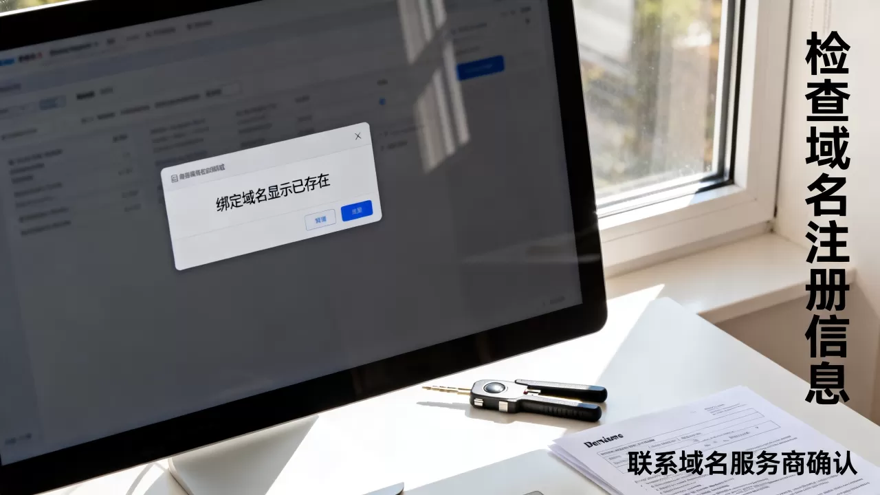 绑定域名显示已存在怎么办,域名冲突如何解决? 绑定域名显示已存在怎么办,域名冲突如何解决?
