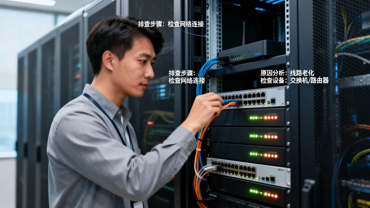 服务器网络间接性断开如何排查?原因是什么 服务器网络间接性断开如何排查?原因是什么