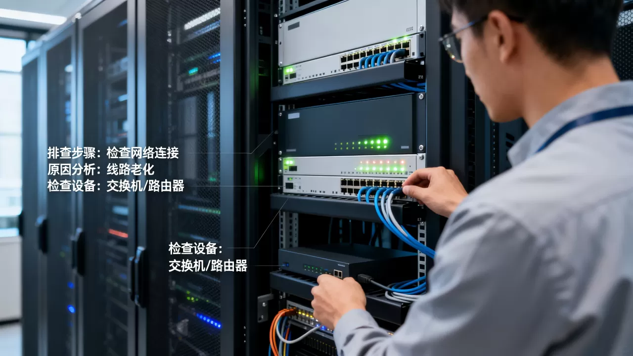 服务器网络间接性断开如何排查?原因是什么 服务器网络间接性断开如何排查?原因是什么