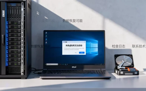 esxi失效虚拟机无法启动怎么办，esxi数据能恢复吗？