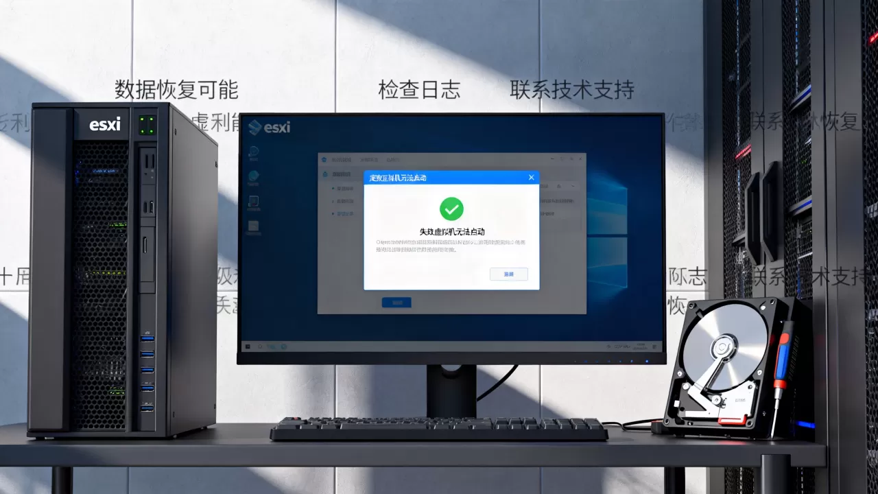 esxi失效虚拟机无法启动怎么办,esxi数据能恢复吗? esxi失效虚拟机无法启动怎么办,esxi数据能恢复吗?