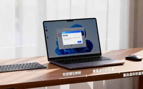 虚拟机键位错误怎么办？，修复方法是什么？