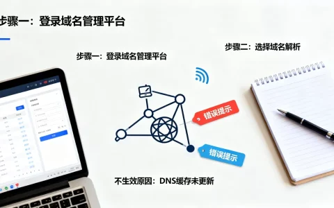 域名网站平台解析步骤有哪些？域名解析不生效原因