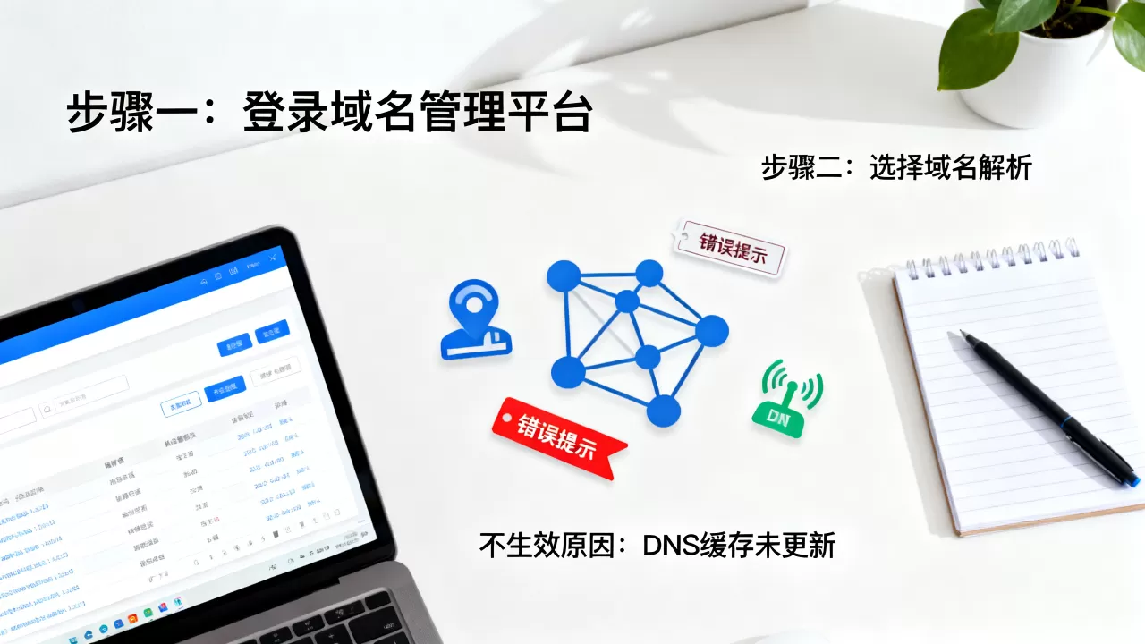 域名网站平台解析步骤有哪些?域名解析不生效原因 域名网站平台解析步骤有哪些?域名解析不生效原因