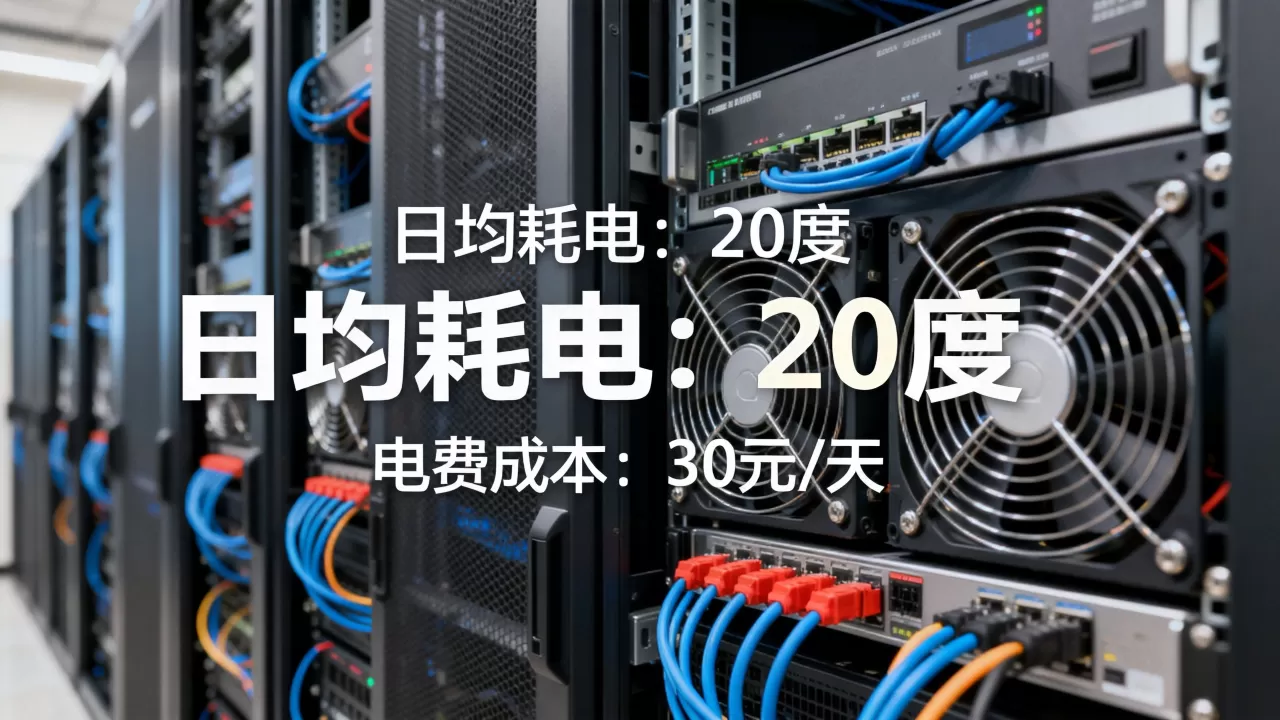 服务器正常工作一天要多少度电,电费成本怎么算? 服务器正常工作一天要多少度电,电费成本怎么算?