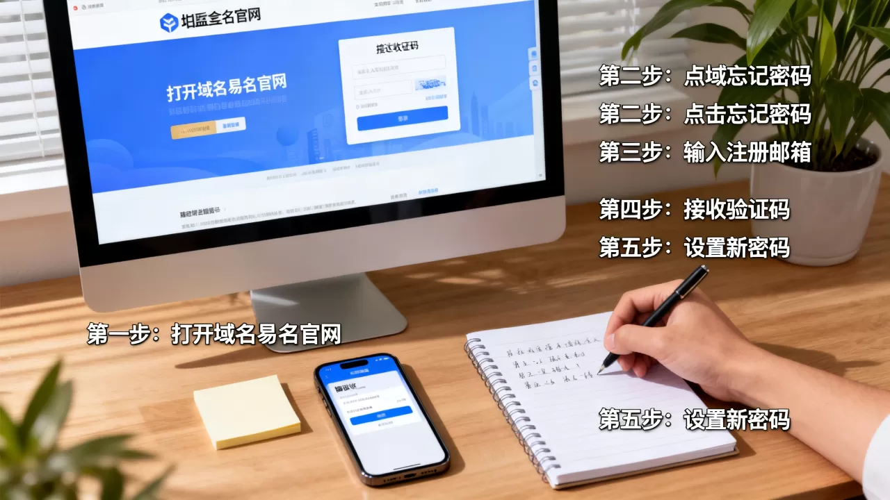 域名易名账号忘记了怎么找回,密码重置步骤有哪些? 域名易名账号忘记了怎么找回,密码重置步骤有哪些?