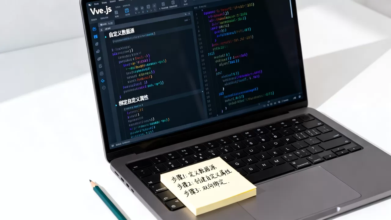 Vue.js自定义数据源如何绑定到自定义属性?,步骤有哪些 Vue.js自定义数据源如何绑定到自定义属性?,步骤有哪些