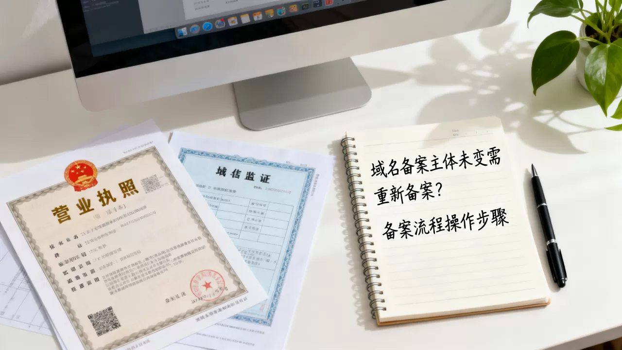 域名备案主体没变还要重新备案吗,备案流程怎么操作? 域名备案主体没变还要重新备案吗,备案流程怎么操作?
