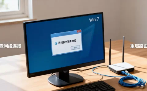 win7电脑连接服务器未响应是什么原因，怎么解决