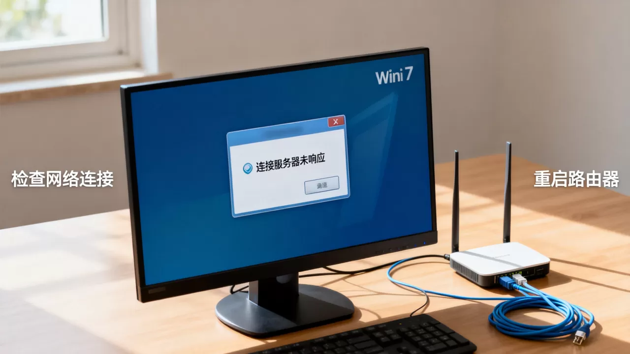 win7电脑连接服务器未响应是什么原因,怎么解决 win7电脑连接服务器未响应是什么原因,怎么解决