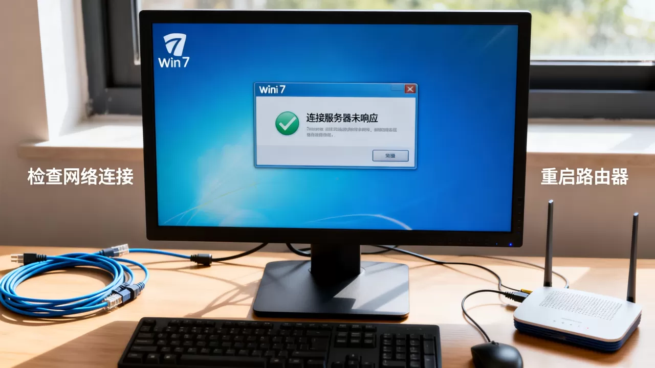 win7电脑连接服务器未响应是什么原因,怎么解决 win7电脑连接服务器未响应是什么原因,怎么解决
