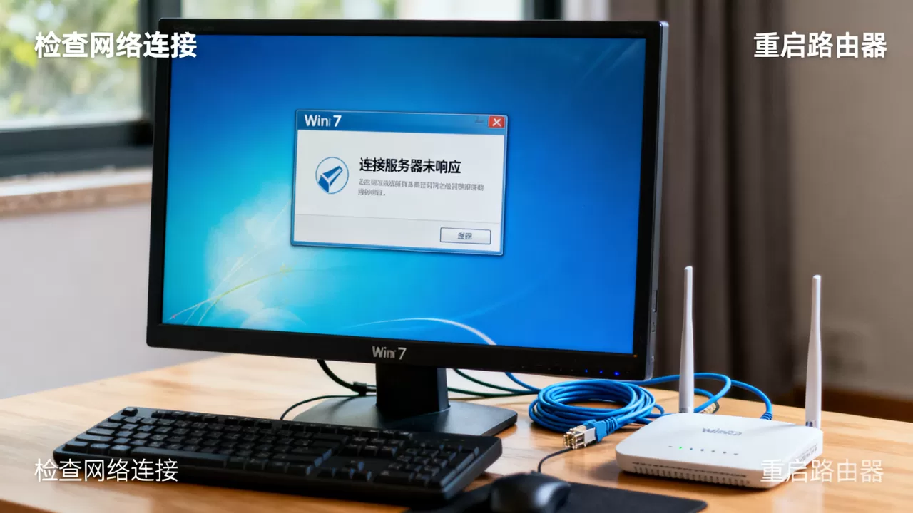 win7电脑连接服务器未响应是什么原因,怎么解决 win7电脑连接服务器未响应是什么原因,怎么解决