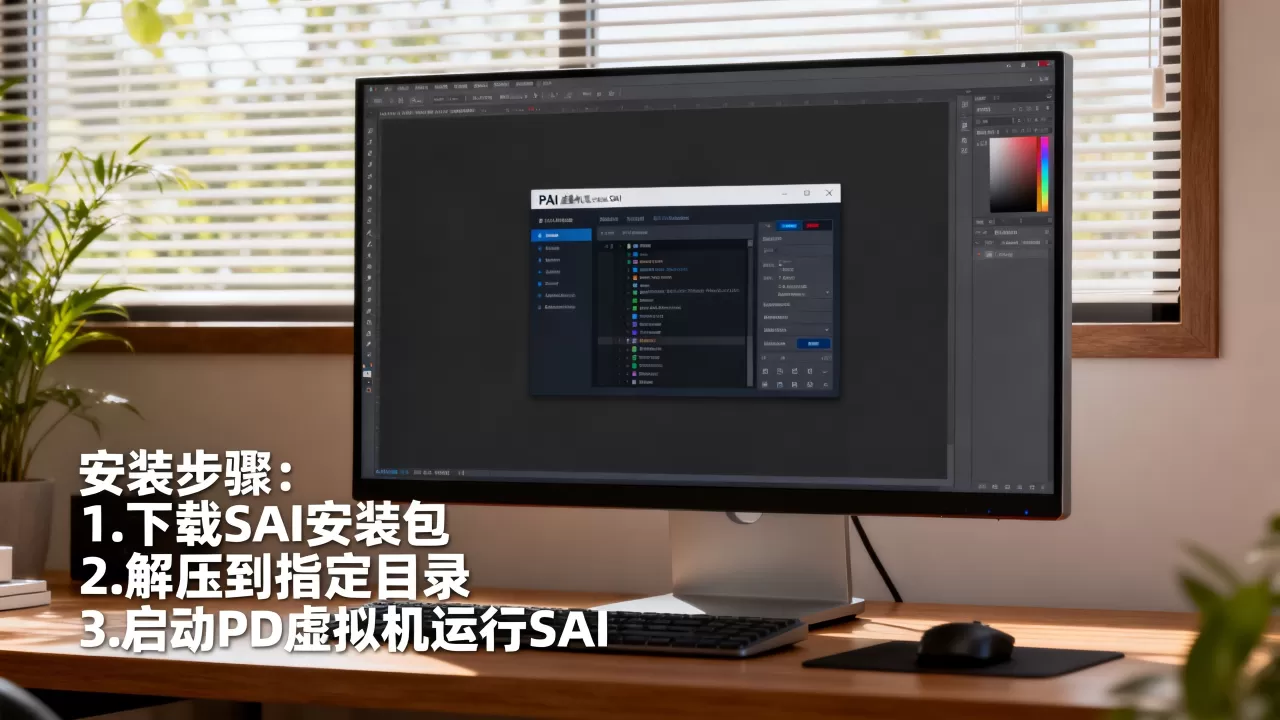 PD虚拟机如何安装SAI?,SAI绘画软件运行教程 PD虚拟机如何安装SAI?,SAI绘画软件运行教程