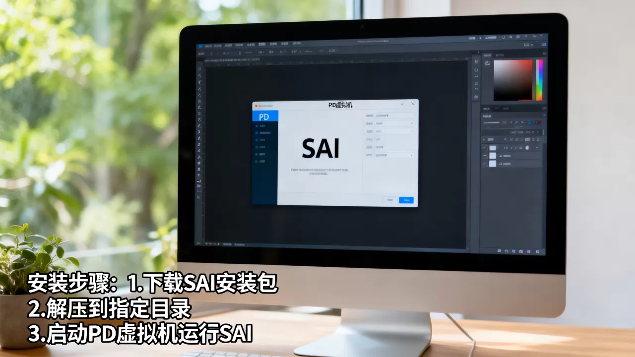 PD虚拟机如何安装SAI?,SAI绘画软件运行教程 PD虚拟机如何安装SAI?,SAI绘画软件运行教程