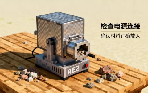 服务器AE2打粉机不能用怎么解决，我的世界AE2打粉机怎么用