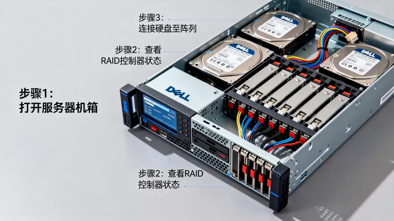 戴尔T130服务器磁盘阵列怎么看,RAID配置步骤是什么 戴尔T130服务器磁盘阵列怎么看,RAID配置步骤是什么