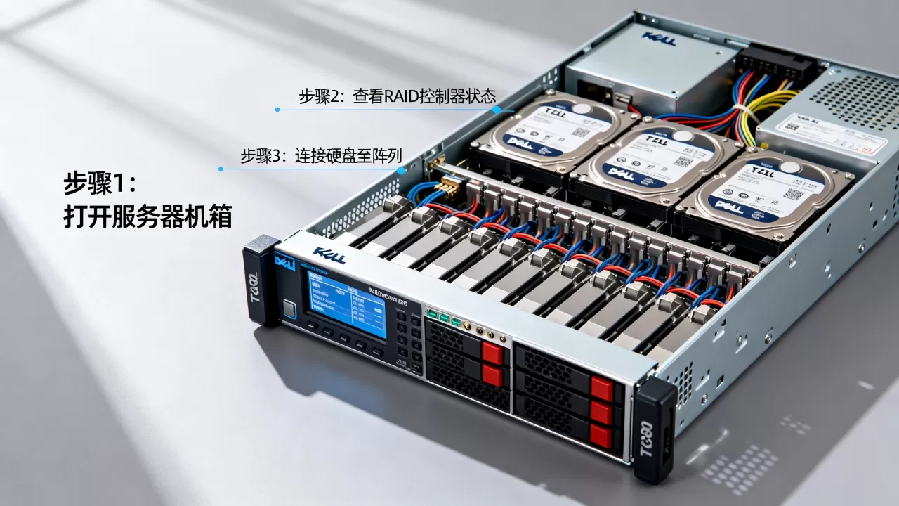 戴尔T130服务器磁盘阵列怎么看,RAID配置步骤是什么 戴尔T130服务器磁盘阵列怎么看,RAID配置步骤是什么