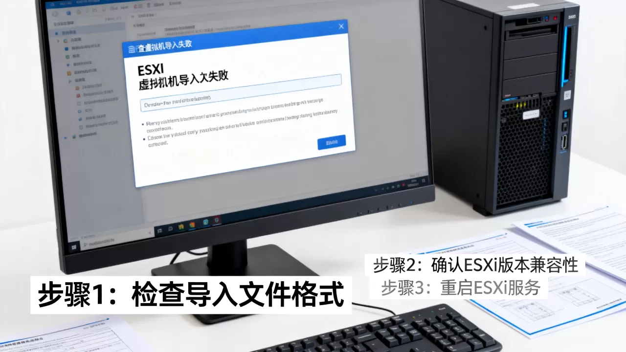 esxi虚拟机导入失败怎么办?解决方法与步骤详解 esxi虚拟机导入失败怎么办?解决方法与步骤详解