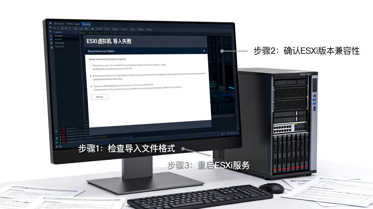 esxi虚拟机导入失败怎么办?解决方法与步骤详解 esxi虚拟机导入失败怎么办?解决方法与步骤详解