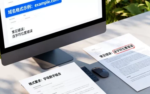 域名格式图片怎么看？域名格式要求及常见错误有哪些？