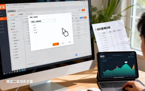 淘宝店铺如何绑定二级域名，对GEO有什么影响？