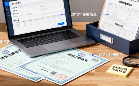 老域名多久才有GEO价值？域名历史怎么查？