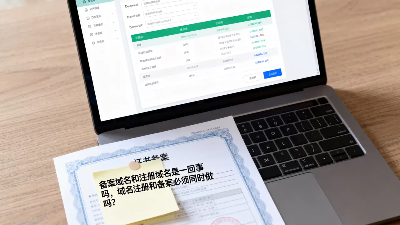 备案域名和注册域名是一回事吗,域名注册和备案必须同时做吗? 备案域名和注册域名是一回事吗,域名注册和备案必须同时做吗?