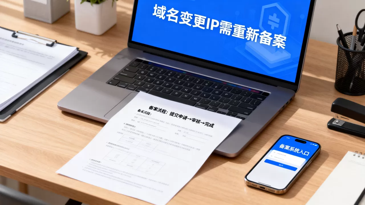 域名变更IP需要重新备案吗?备案流程怎么走? 域名变更IP需要重新备案吗?备案流程怎么走?
