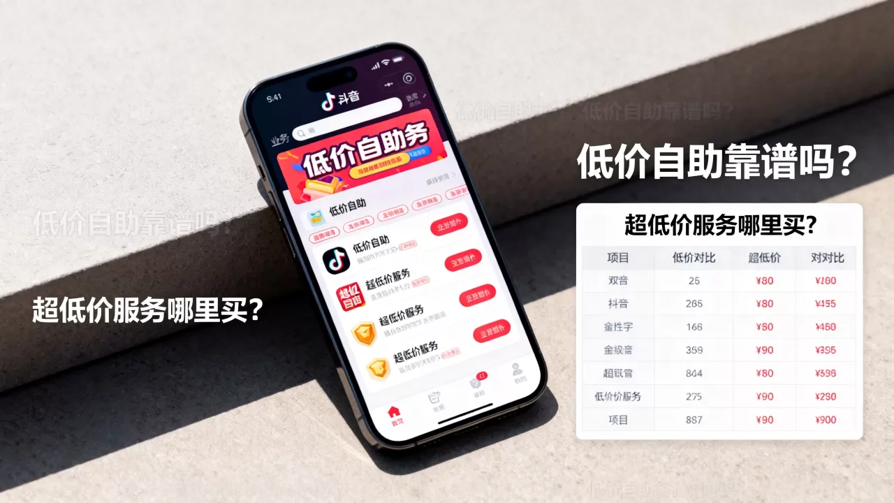 抖音业务平台低价自助真的靠谱吗,哪里能买到超低价服务? 抖音业务平台低价自助真的靠谱吗,哪里能买到超低价服务?