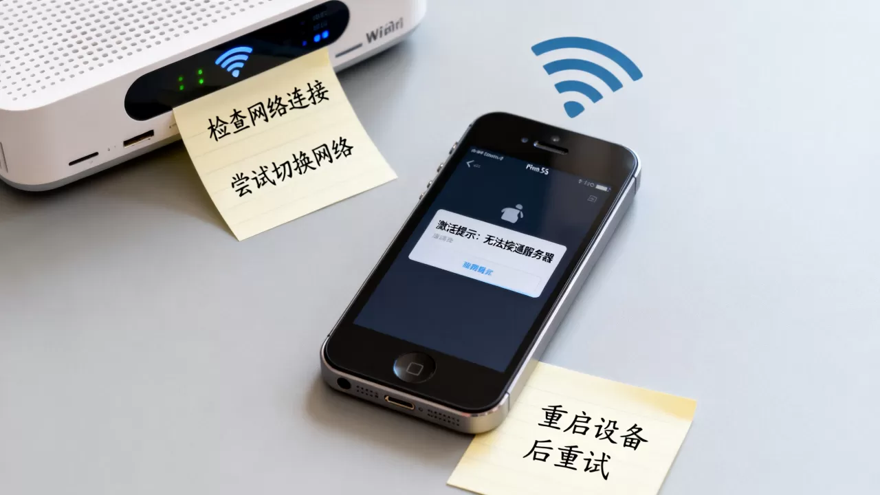 5s激活提示无法接通服务器怎么办 5s激活提示无法接通服务器怎么办