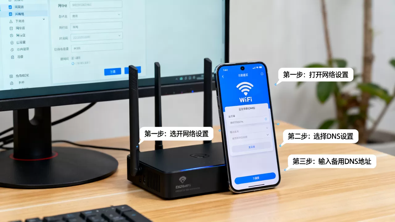 备用DNS服务器地址在哪设置?详细步骤是怎样的? 备用DNS服务器地址在哪设置?详细步骤是怎样的?
