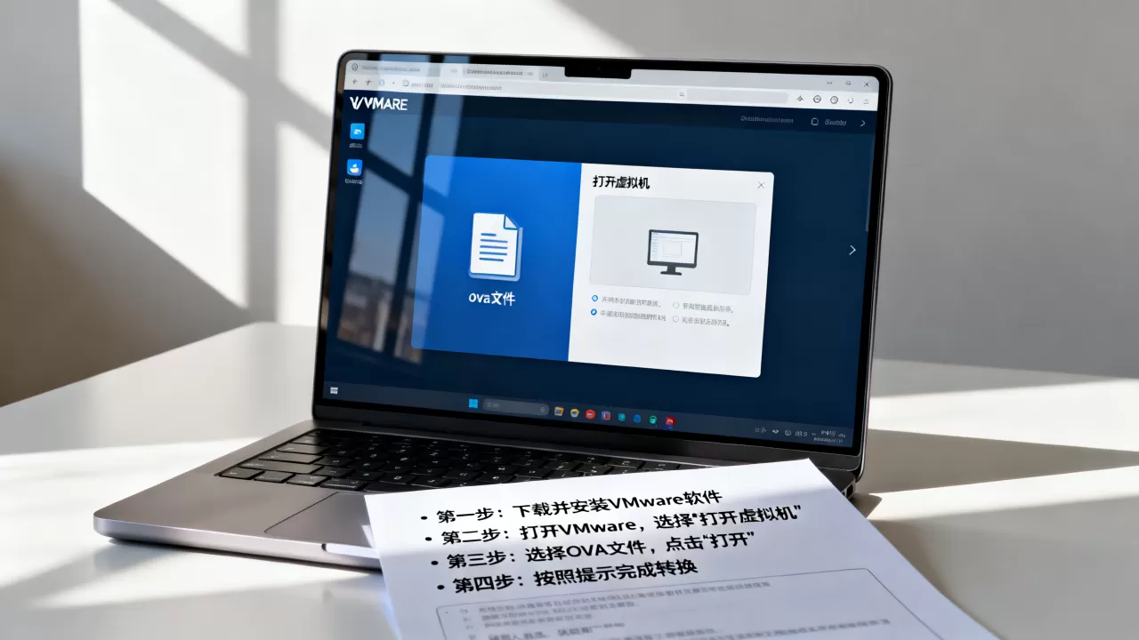 虚拟机ova文件怎么打开?转换成vmware步骤是什么? 虚拟机ova文件怎么打开?转换成vmware步骤是什么?