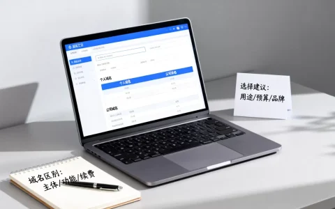 个人域名和公司域名有什么区别？如何选择更合适？
