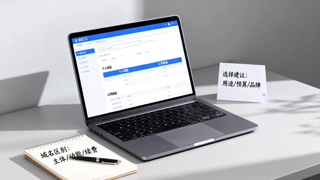 个人域名和公司域名有什么区别?如何选择更合适? 个人域名和公司域名有什么区别?如何选择更合适?
