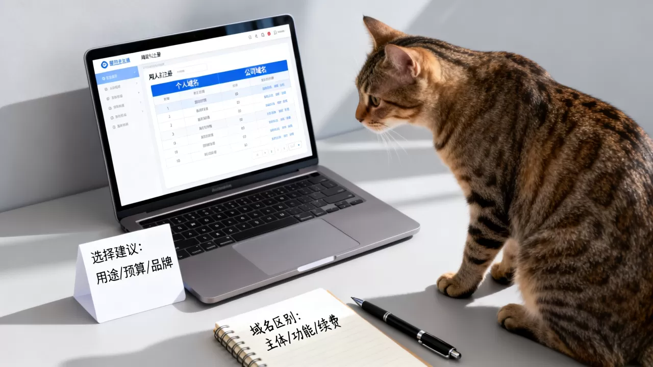 个人域名和公司域名有什么区别?如何选择更合适? 个人域名和公司域名有什么区别?如何选择更合适?