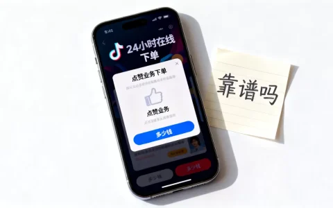 抖音点赞业务24小时在线下单靠谱吗，多少钱？