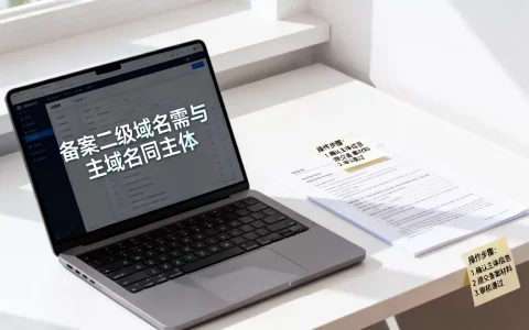 备案二级域名必须和主域名同主体吗，怎么操作？