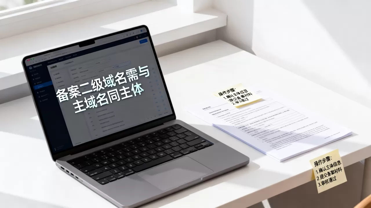 备案二级域名必须和主域名同主体吗,怎么操作? 备案二级域名必须和主域名同主体吗,怎么操作?