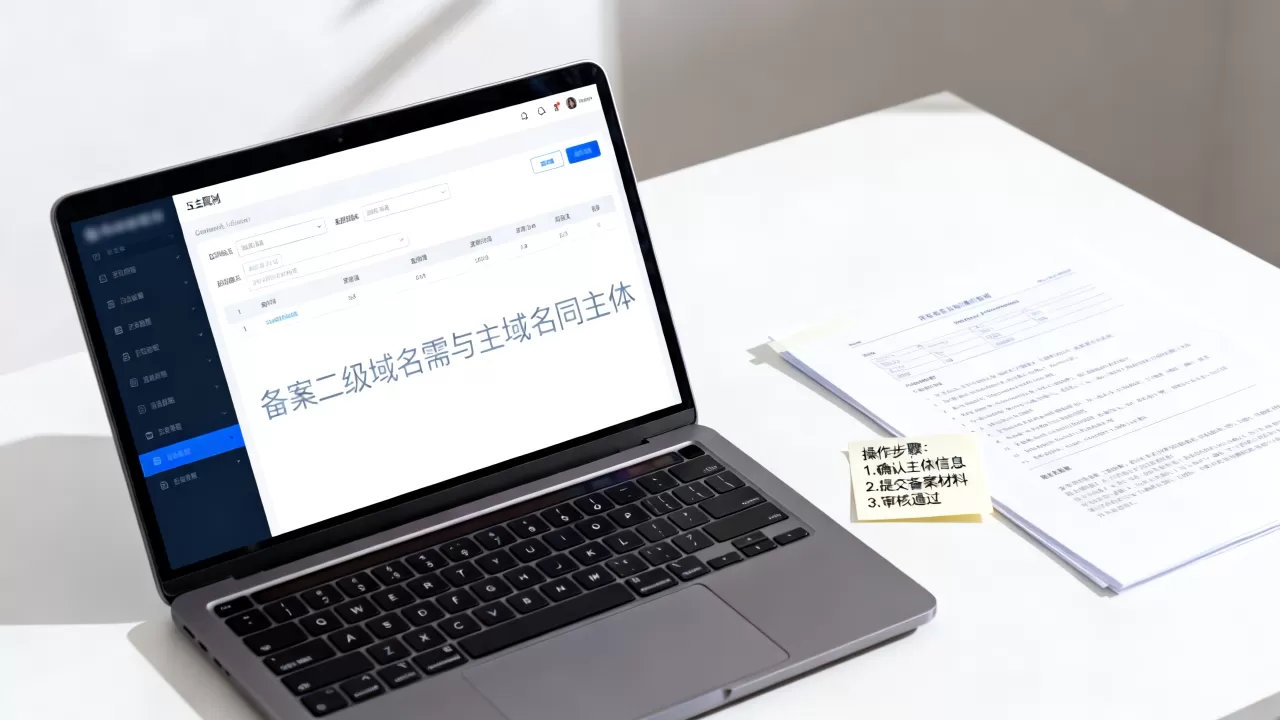 备案二级域名必须和主域名同主体吗,怎么操作? 备案二级域名必须和主域名同主体吗,怎么操作?