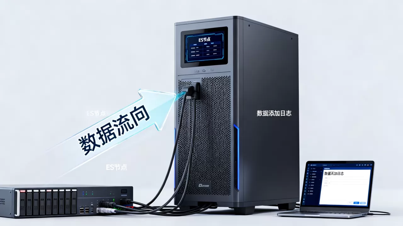 怎么查看那台服务器往es里添加数据 怎么查看那台服务器往es里添加数据