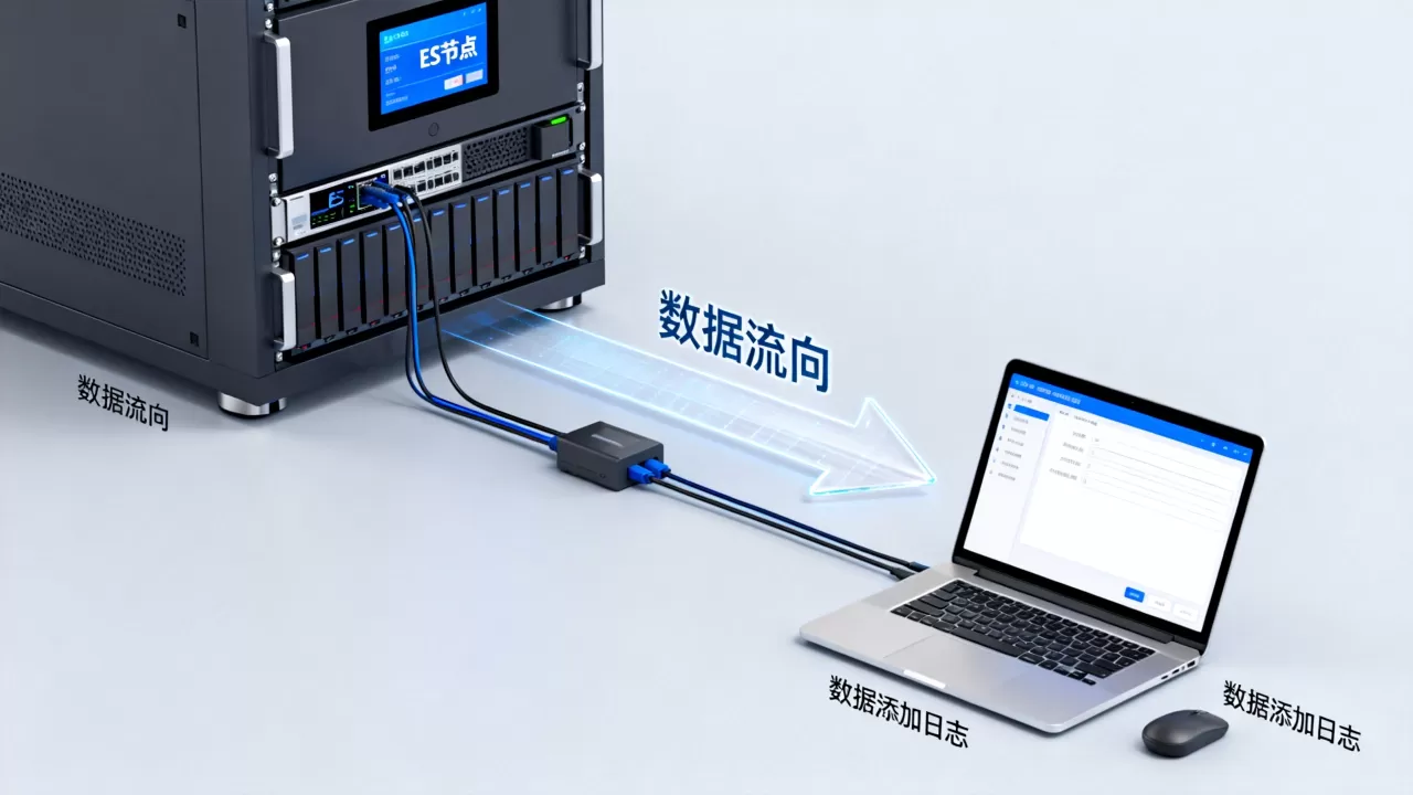 怎么查看那台服务器往es里添加数据 怎么查看那台服务器往es里添加数据