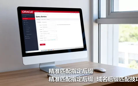 oracle查询域名时如何精准匹配指定后缀？,域名后缀精准匹配技巧有哪些？