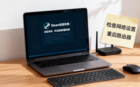 电脑上steam安装不上服务器失败怎么办