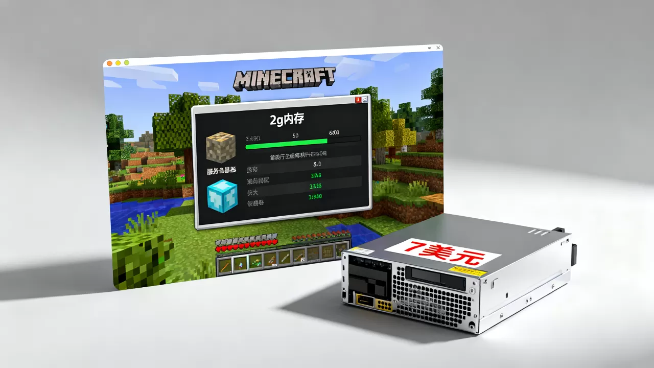这个Minecrafted服务器7美元2g内存怎么样,性价比高吗? 这个Minecrafted服务器7美元2g内存怎么样,性价比高吗?