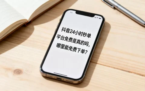 抖音24小时秒单平台免费是真的吗，哪里能免费下单？