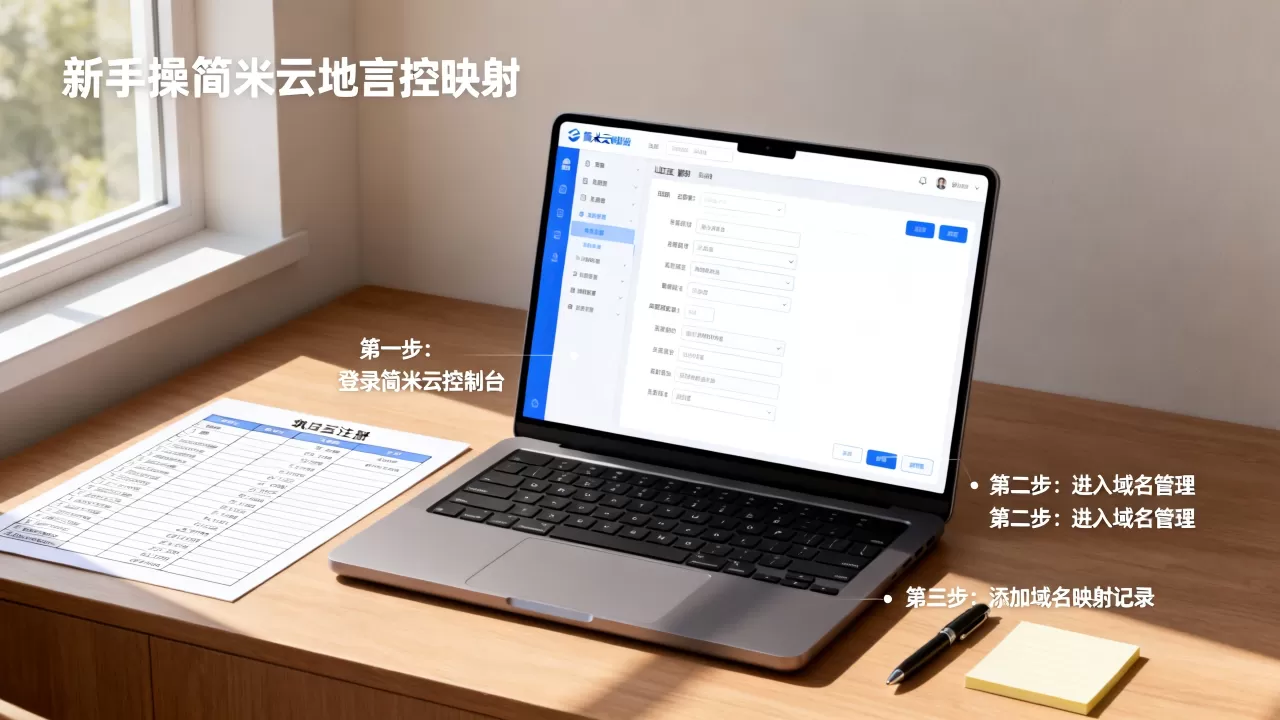简米云域名映射怎么做?,新手操作步骤有哪些? 简米云域名映射怎么做?,新手操作步骤有哪些?
