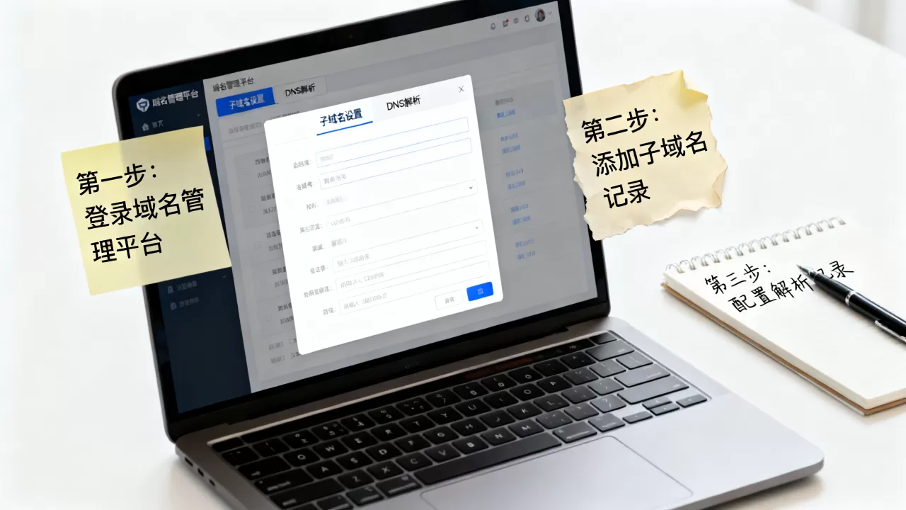 域名子域名如何正确设置?,子域名解析步骤有哪些? 域名子域名如何正确设置?,子域名解析步骤有哪些?