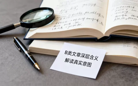 B类文章有哪些隐藏的深层含义，如何解读真实意图？