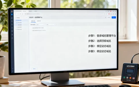 顶级域名如何绑定动态域名，操作步骤是什么？